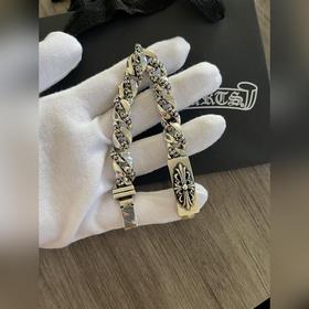 Классический браслет с крестом из серебра 925 пробы Размеры： 18/2