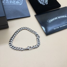 Браслет сердечком из серебра 17 см, 19 см