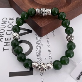 Специальная версия Chrome Hearts с зеленым малахитом и множеством