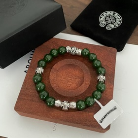 Специальная версия Chrome Hearts с зеленым малахитом и множеством