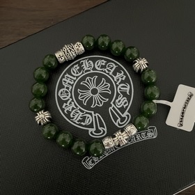 Специальная версия Chrome Hearts с зеленым малахитом и множеством