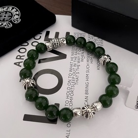Специальная версия Chrome Hearts с зеленым малахитом и множеством