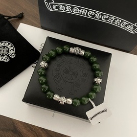 Специальная версия Chrome Hearts с зеленым малахитом и множеством