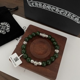 Специальная версия Chrome Hearts с зеленым малахитом и множеством