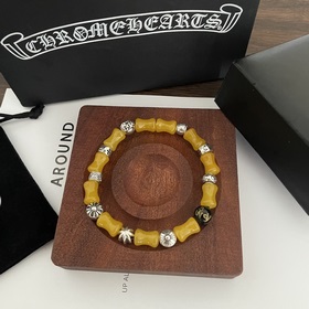 Специальная версия Chrome Hearts Браслет из янтаря и бамбука * Бр