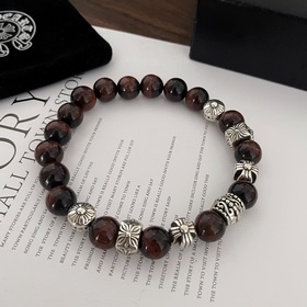 Специальная версия Chrome Hearts с красным тигровым глазом и множ