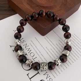 Специальная версия Chrome Hearts с красным тигровым глазом и множ
