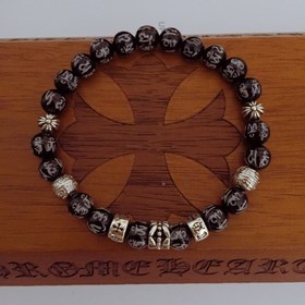 Специальная версия Chrome Hearts Браслет из санскрита и нефрита с