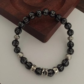Специальная версия Chrome Hearts Браслет из санскрита и нефрита с