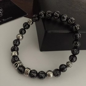 Специальная версия Chrome Hearts Браслет из санскрита и нефрита с