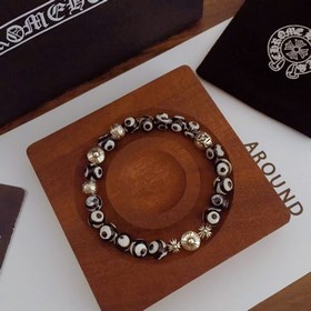 Специальная версия Chrome Hearts Браслет с кошачьим глазом и множ