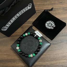 Специальная версия для бутиков. Браслет Chrome Hearts из черного 