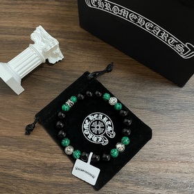 Специальная версия для бутиков. Браслет Chrome Hearts из черного 