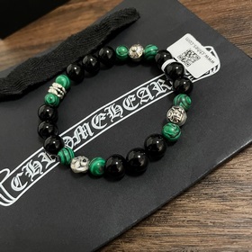 Специальная версия для бутиков. Браслет Chrome Hearts из черного 