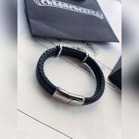 Chrome Hearts, браслет из кожи с классическим скаутским узором, и