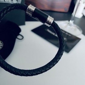Специальная версия Chrome Hearts Браслет из черного янтаря с кожа
