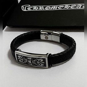 Chrome Hearts, браслет из кожи с классическим пламенем, идентичны
