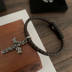 【Специальная версия для магазинов】 Chrome Hearts кожаный браслет