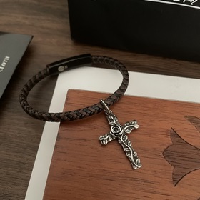 【Специальная версия для магазинов】 Chrome Hearts кожаный браслет 