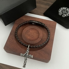 【Специальная версия для магазинов】 Chrome Hearts кожаный браслет 