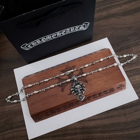 Chrome Hearts Классический ретро-кулон виде черепа. Классическое