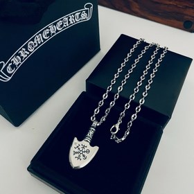 Chrome Hearts Классический ретро-кулон в форме щита с 8-образным