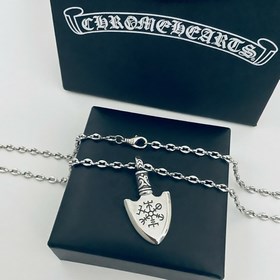 Chrome Hearts Классический ретро-кулон в форме щита с 8-образным
