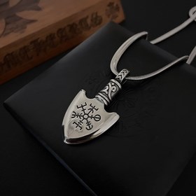 Chrome Hearts Классический ретро-кулон виде щита снежинкой. Класс