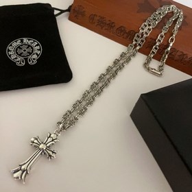 Chrome Hearts Классический ретро-кулон с крестом. Классическое ре