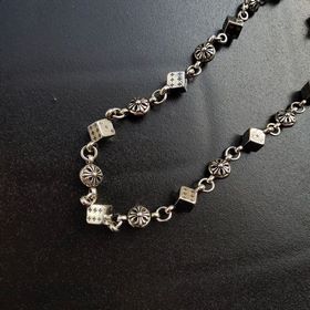 Chrome Hearts ожерелье с кубиками Длина 60 см