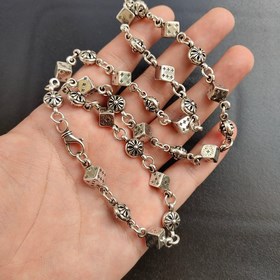 Chrome Hearts ожерелье с кубиками Длина 60 см