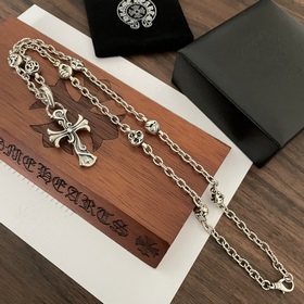 Chrome Hearts Классический ретро-кулон в форме креста. Классическ