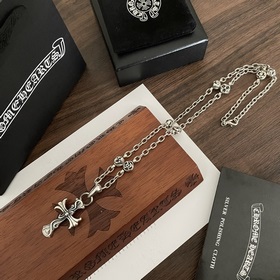 Chrome Hearts Классический ретро-кулон в форме креста. Классическ
