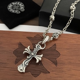 Chrome Hearts Классический ретро-кулон в форме креста. Классическ