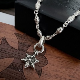 Chrome Hearts Классический ретро шестиконечный кулон. Классическо