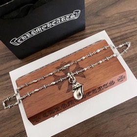 Chrome Hearts Классический ретро-кулон в форме языка Классическое