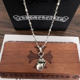 Chrome Hearts Классический ретро-кулон в форме языка Классическое