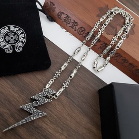 Chrome Hearts Классический ретро-кулон в форме молнии. Классическ