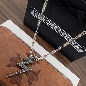 Chrome Hearts Классический ретро-кулон в форме молнии. Классическ