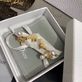 Dior Бусины с буквамиз серебра 925 пробы. Новая модель элегантных
