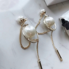 Новая модель Dior 21 года, курортная коллекция, серьги с кисточка