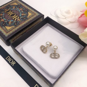 Номер DED0214 DIOR Оригинальные новые серьги с микро-бриллиантами