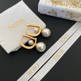 1880  Популярный товар Dior 2023. Серьги-гвоздики с буквами Dior