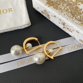 1880  Популярный товар Dior 2023. Серьги-гвоздики с буквами Dior