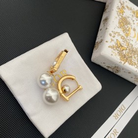1880  Популярный товар Dior 2023. Серьги-гвоздики с буквами Dior