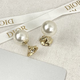 Код E2336 0237825 Популярные серьги-гвоздики DIOR в продаже  Сер