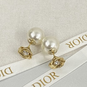 Код E2336 0237825 Популярные серьги-гвоздики DIOR в продаже  Сер