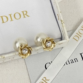 Код E2336 0237825 Популярные серьги-гвоздики DIOR в продаже  Сер