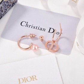 Новинка 2023 года, подлинный товар, новые серьги-гвоздики DIOR ро