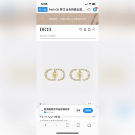 Новые серьги DIOR от Dior; качество, соответствующее фирменным ма